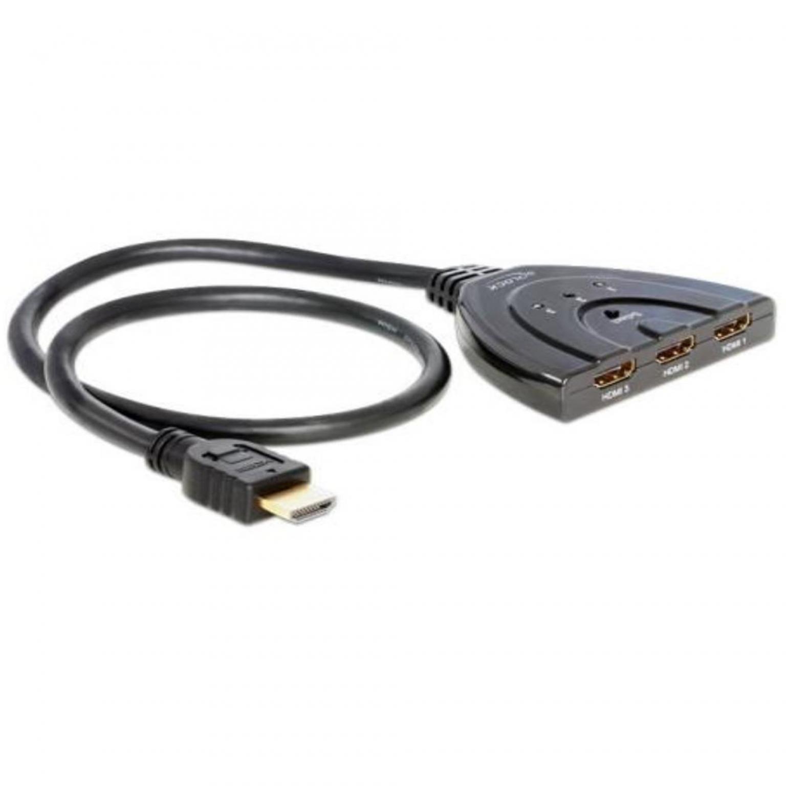 HDMI-Umschalter - 3 Anschlüsse - Delock