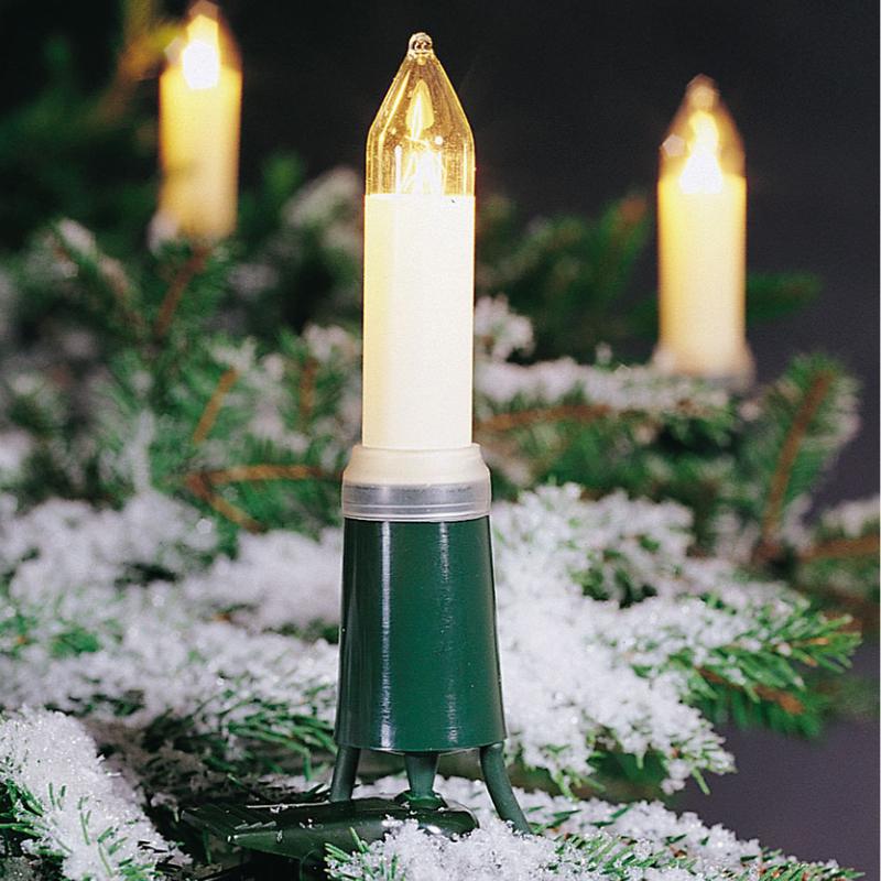 Weihnachtsbeleuchtung - 16 Lichter - 10,5 Meter - warmweiß