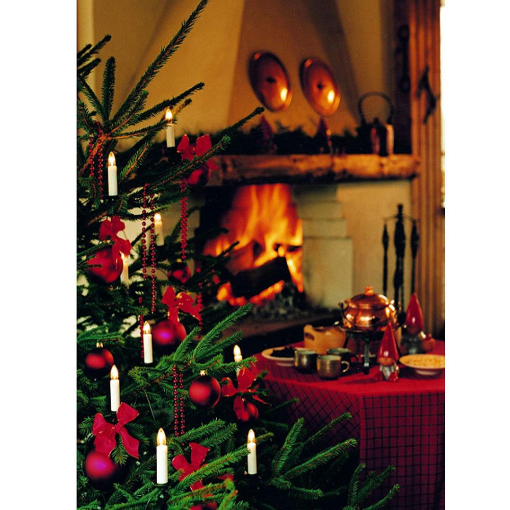 Kerzenlampe - LED-Weihnachtsbeleuchtung für den Innenbereich - 25 Lichter - 16,8 Meter - warmweiß