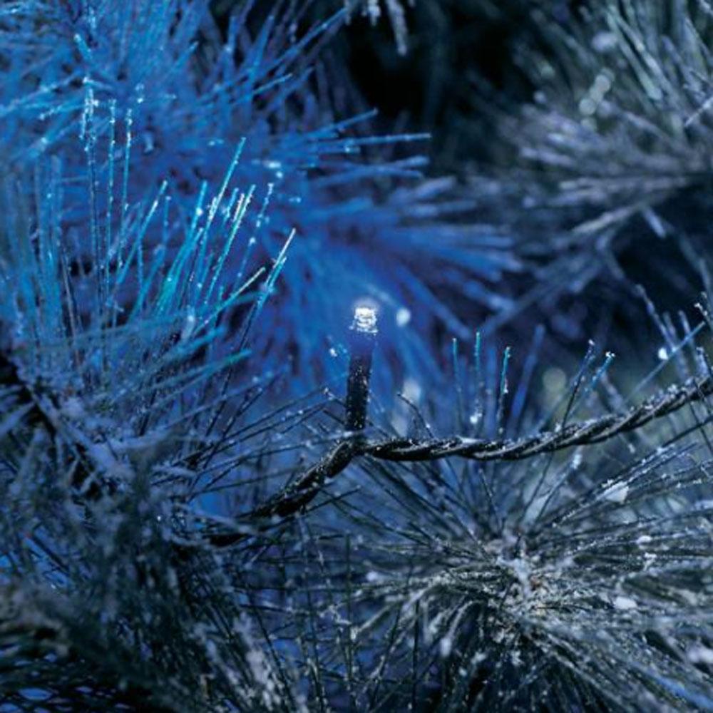 Weihnachtsbaumbeleuchtung - LED-Weihnachtsbeleuchtung für innen und außen - 40 Lichter - 6,24 Meter - blau