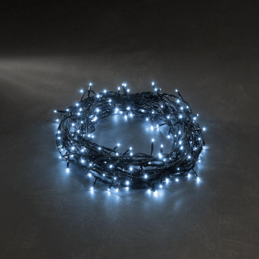 Cluster lighting - led weihnachtsbeleuchtung für innen und außen - 40 lichter - 2,73 meter - blau