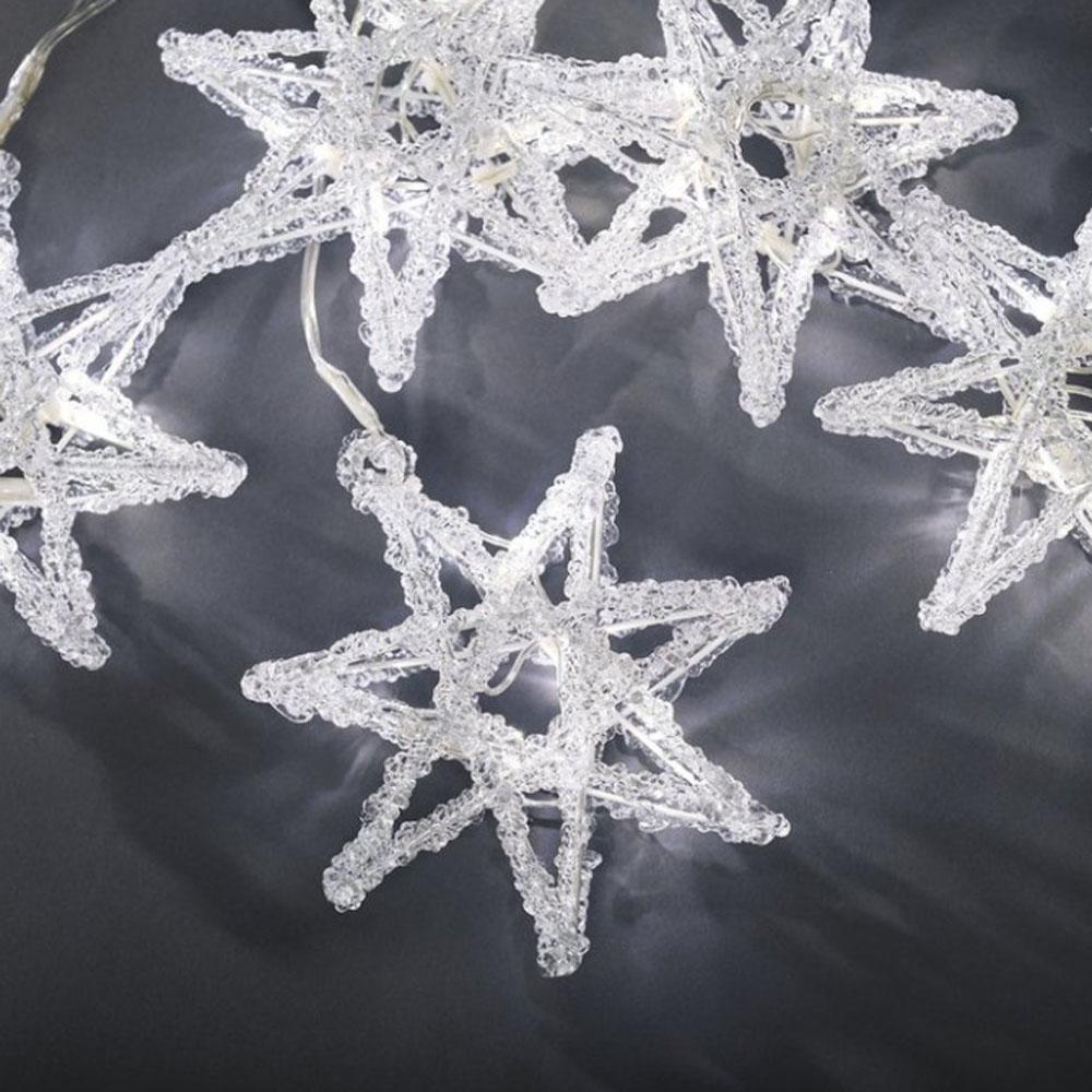 Lichterkette - LED-Weihnachtsbeleuchtung innen - 5 Lichter - 4 Meter - kaltweiß