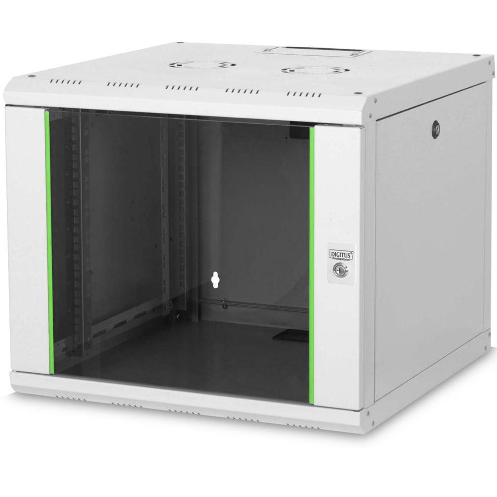 9HE Server-Rack 19 Zoll Wandgehäuse 600x600x509mm (BxTxH) Patchfeld Rackschrank Datenraumschrank