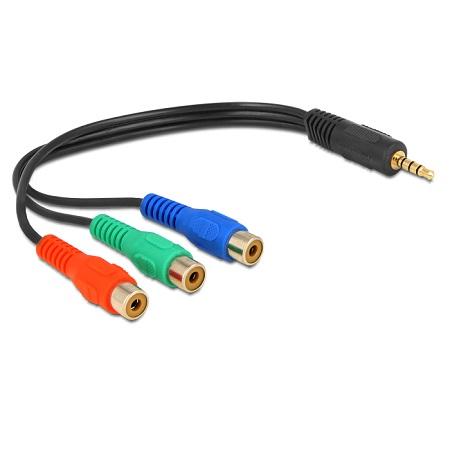A/V-Kabel - Buchse zu Komponente - Delock