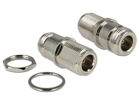 Delock Adapter N Buchse > N Buchsenschott - Delock
