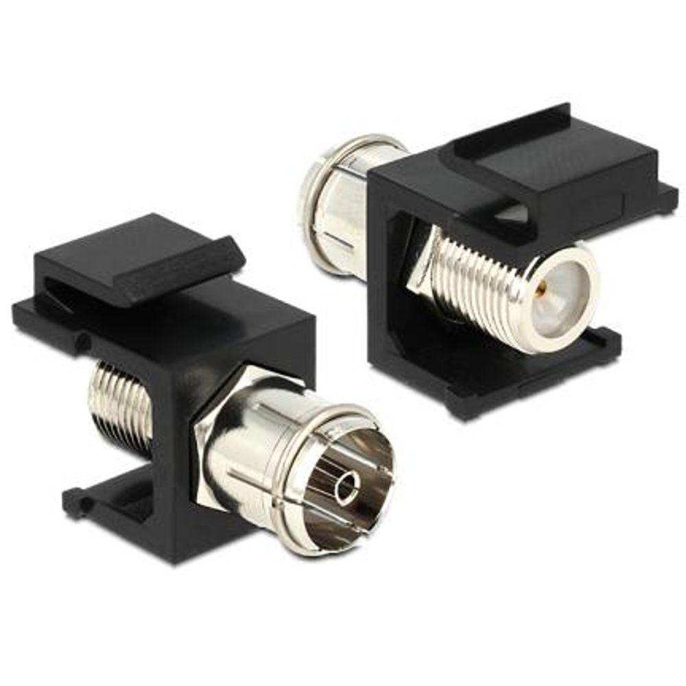 Keystone F Stecker auf IEC - Delock