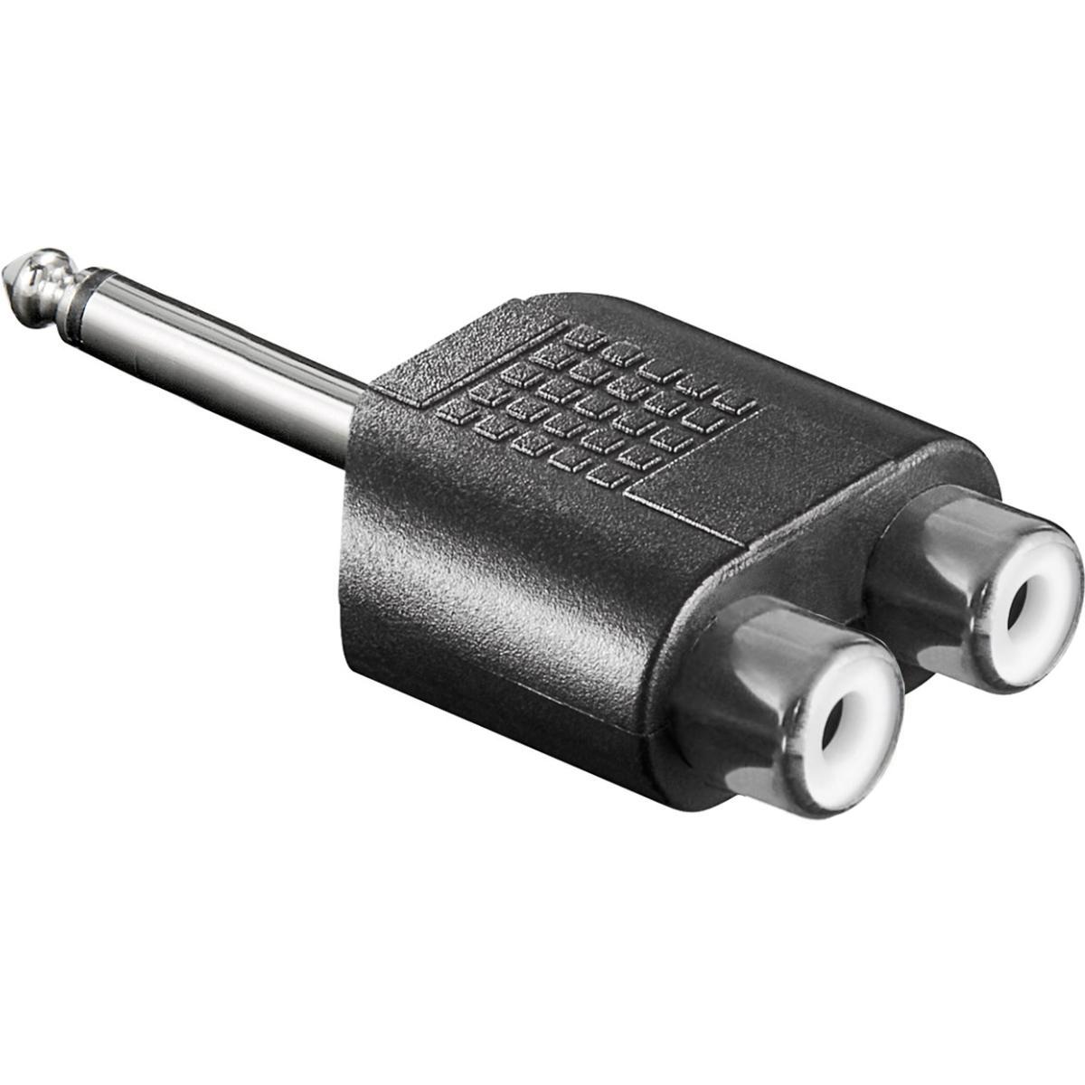 Klinkenstecker 6,3 mm Buchse Adapter - Velleman