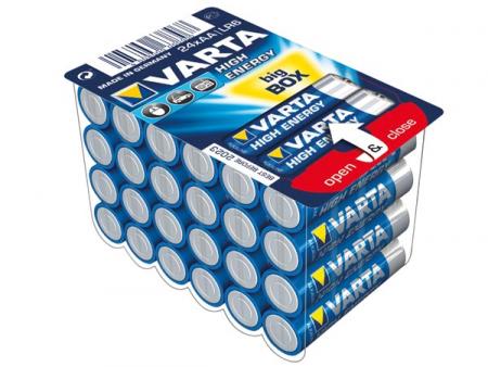 HIGH ENERGY ALKALINE AA/LR6, 1,5 V 4906.301.124 (24 h.) - Varta