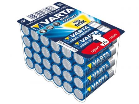 HIGH ENERGY ALKALINE AAA / LR03, 1,5V 4903.301.124 (24 h.) - Varta