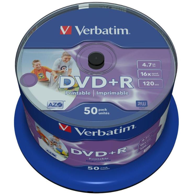 DVD+R - 50 Stück - Verbatim