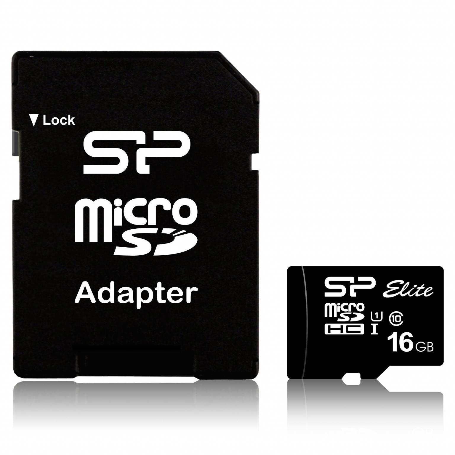 Micro-SDHC-Speicherkarte - 16 GB - Silicon Power