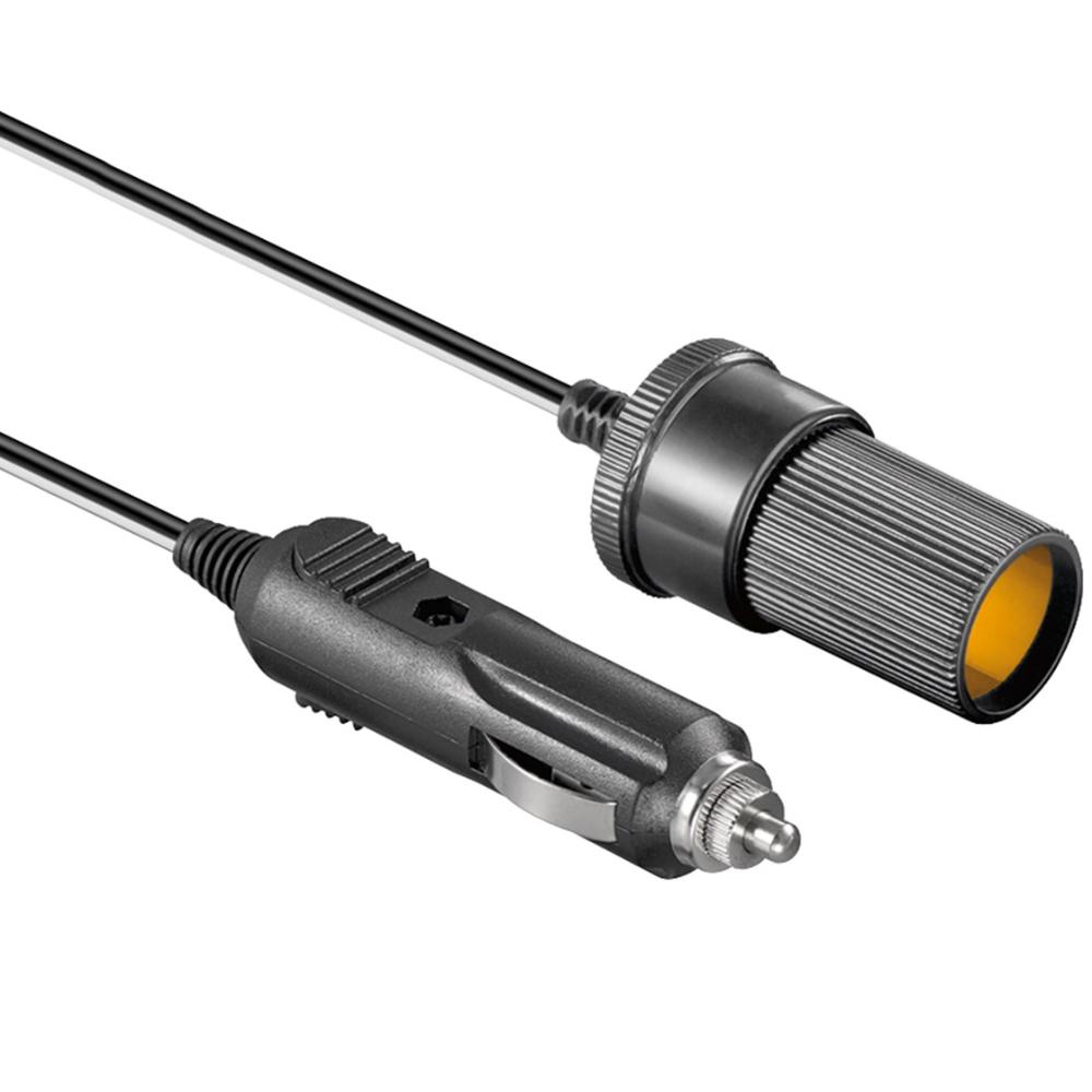 Auto Zigarettenanzünderkabel Länge 2,0 mtr , Stecker>Buchse