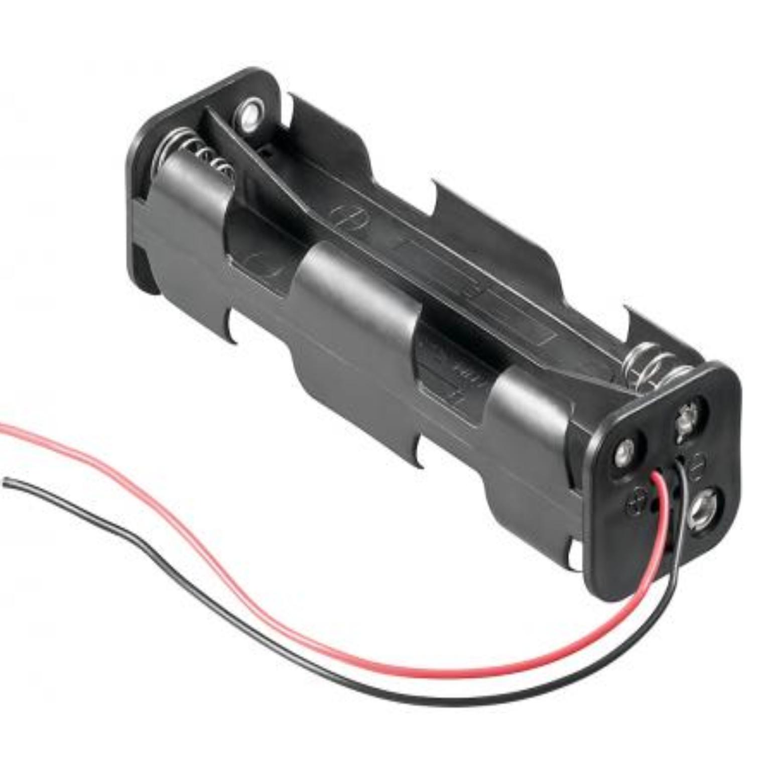 8x AA Batteriehalter - Goobay