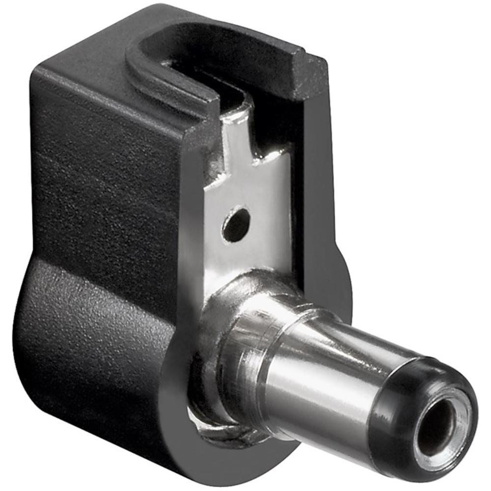DC Stecker rechtwinklig Bohrung 2,1 x 5,5 mm - Goobay