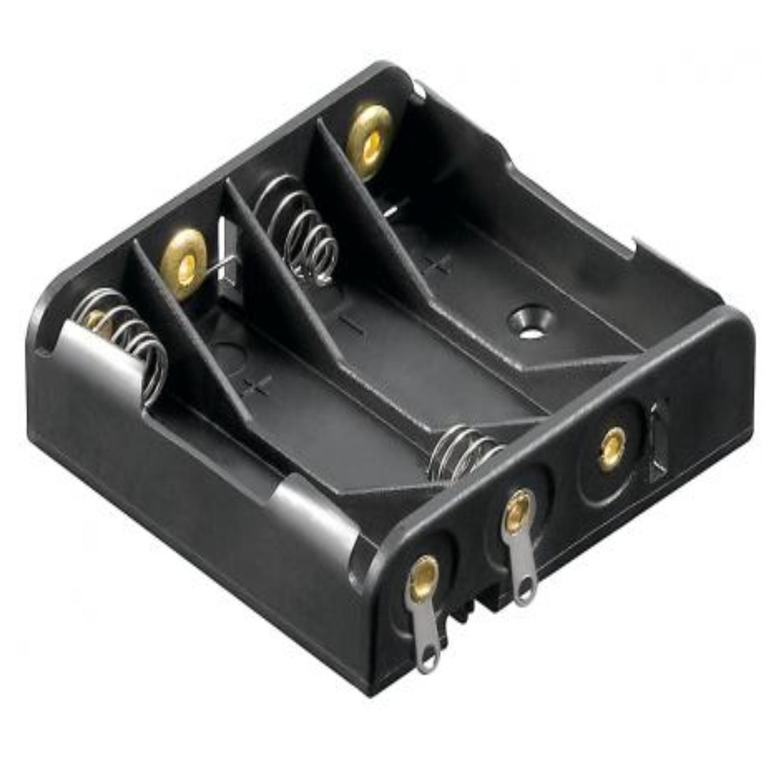 4x AAA Batteriehalter - Goobay
