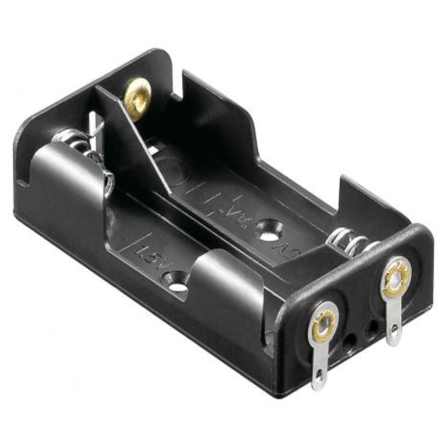 2x AA Batteriehalter - Goobay
