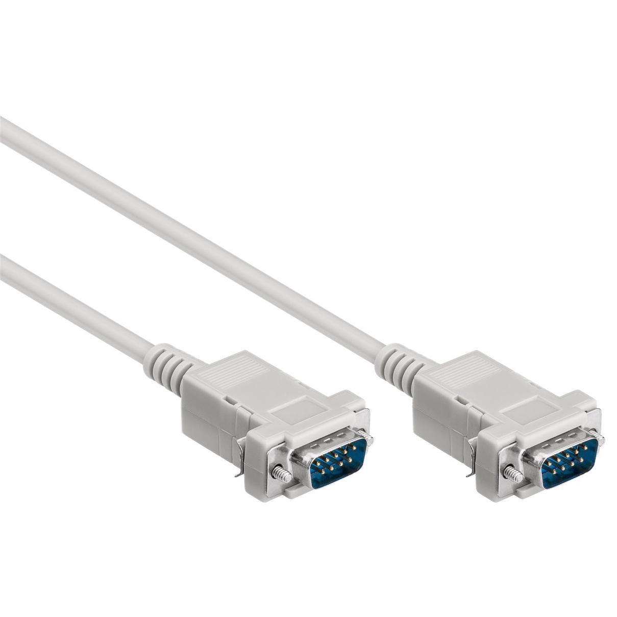 SUB D Kabel 9 poligerSUB D Stecker>9 poligerSUB D Stecker - Goobay