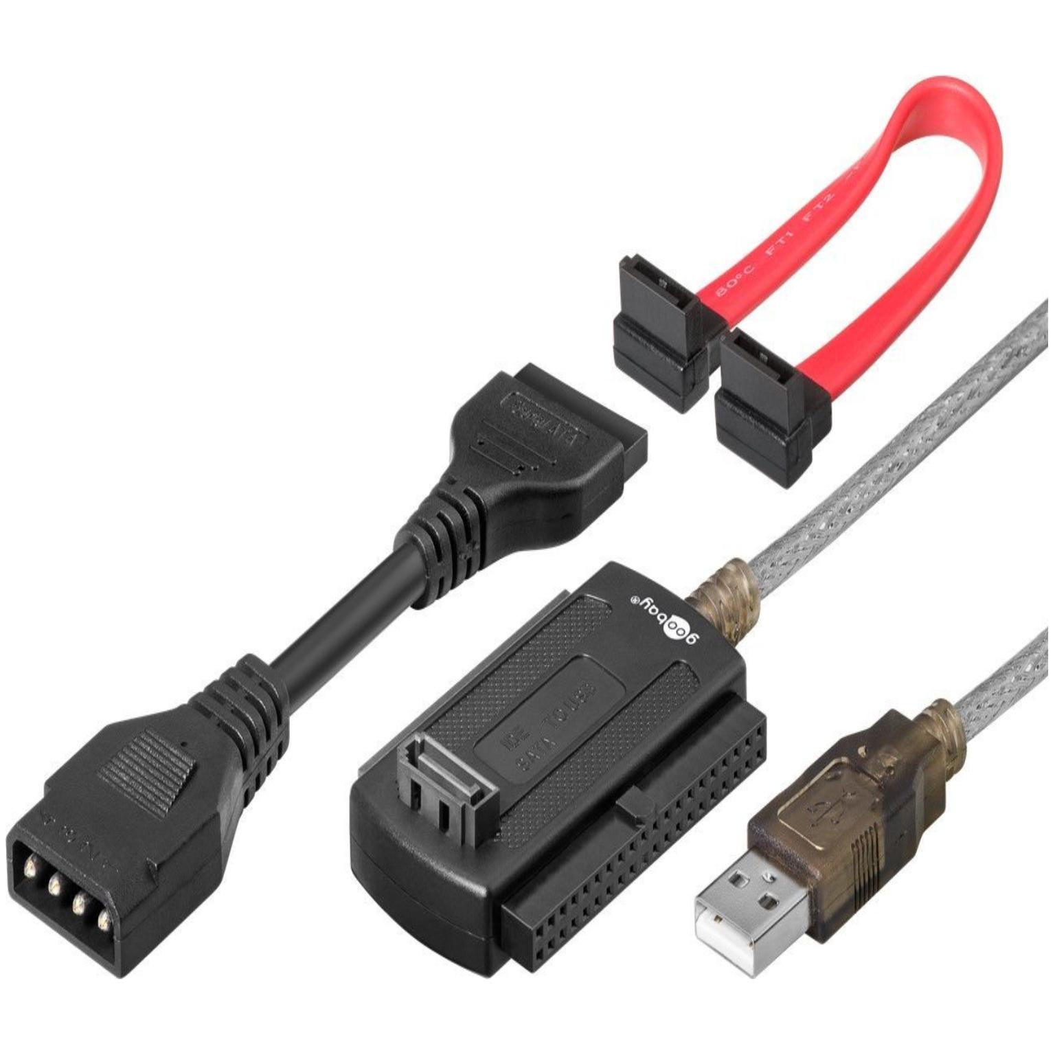 USB 2.0 naar IDE / SATA converter - Goobay