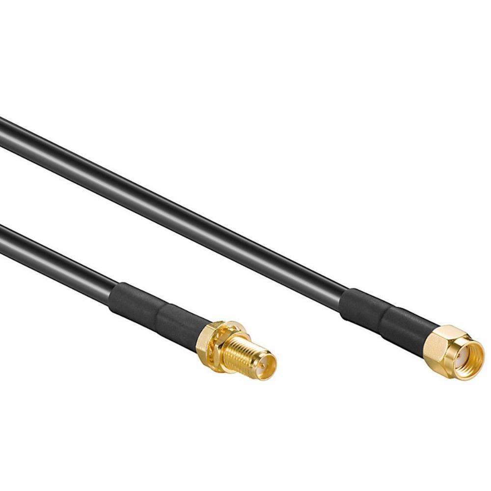 WLAN Antennenverlängerungskabel RP SMA Stecker > RP SMA Buchse 1,0m