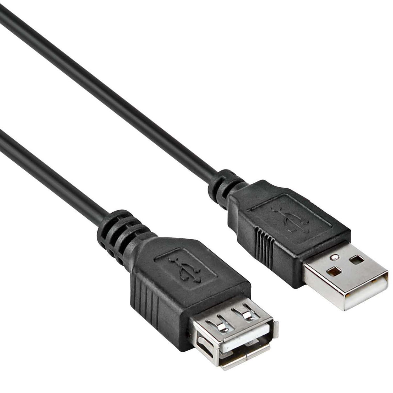 USB A auf USB A Verlängerungskabel USB 2.0 - Allteq