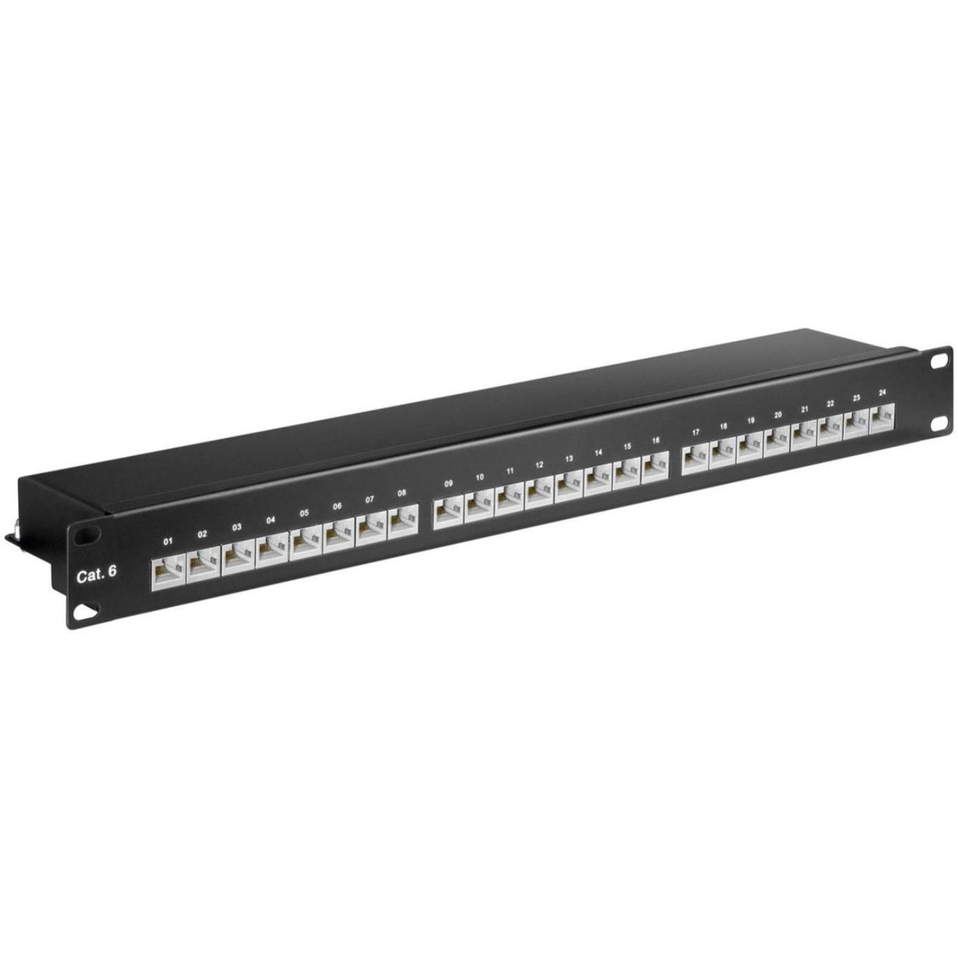 Patchpanel mit 24 Anschlüsse - Goobay