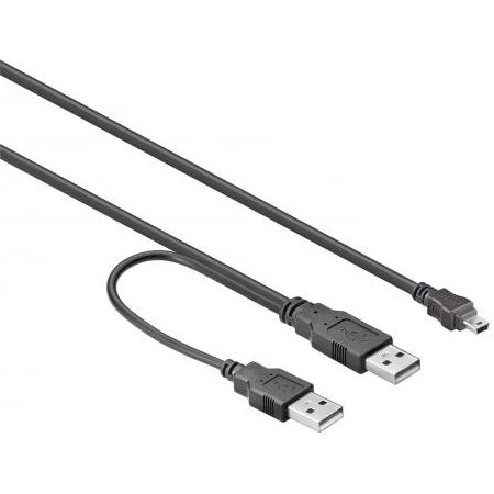USB 2.0 Mini Y Kabel - Goobay
