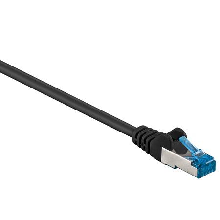 S/FTP-Kabel - 0,25 Meter - Schwarz - Goobay