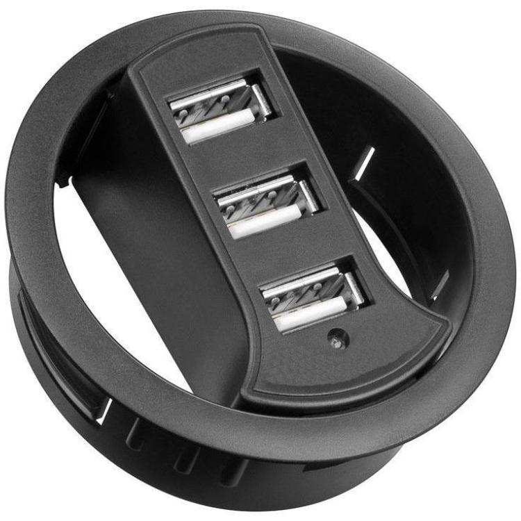 USB 2.0 Hub 3 USB Porten - Allteq