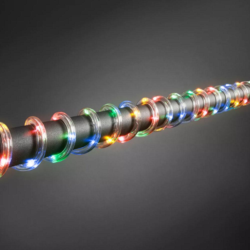 Lichtschlauch - LED-Weihnachtsbeleuchtung für draußen und drinnen - 144 Lichter - 9 Meter - mehrfarbig - 4x D