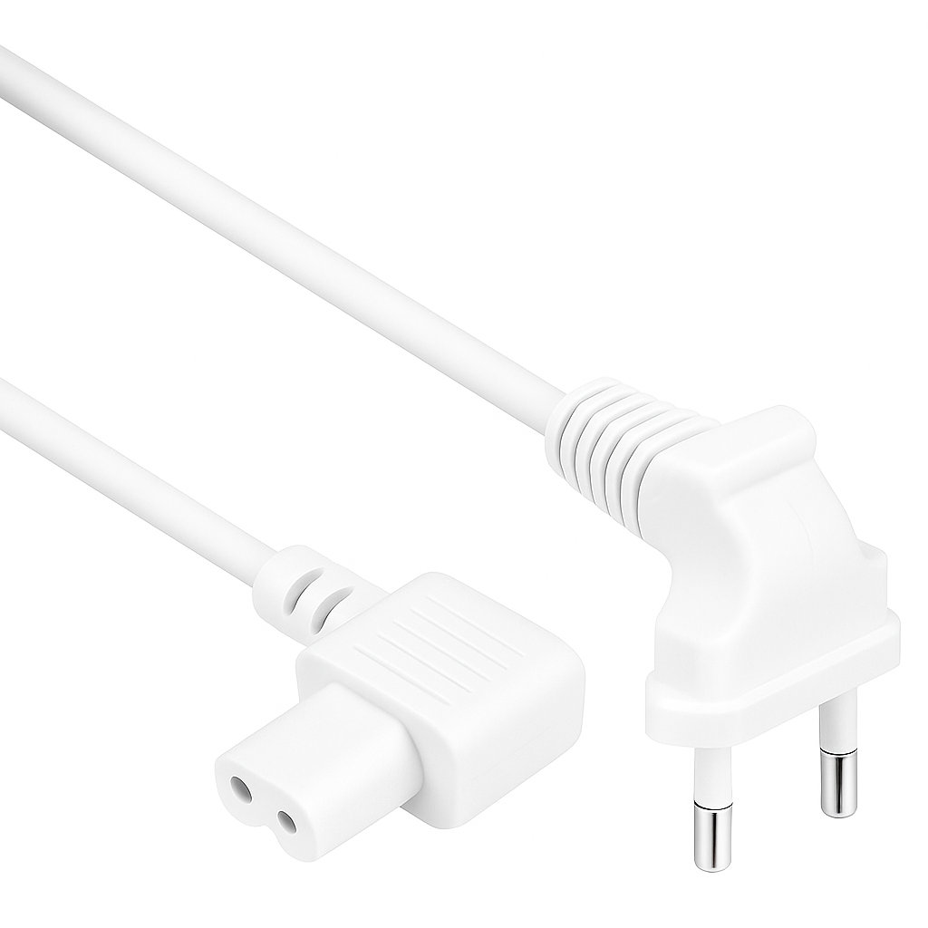 Gerätekabel C7 gewinkelt - Allteq