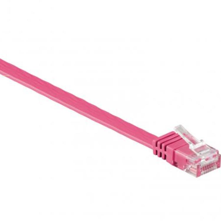 U-UTP LAN Kabel - 0,5 Meter - Rosa - Goobay