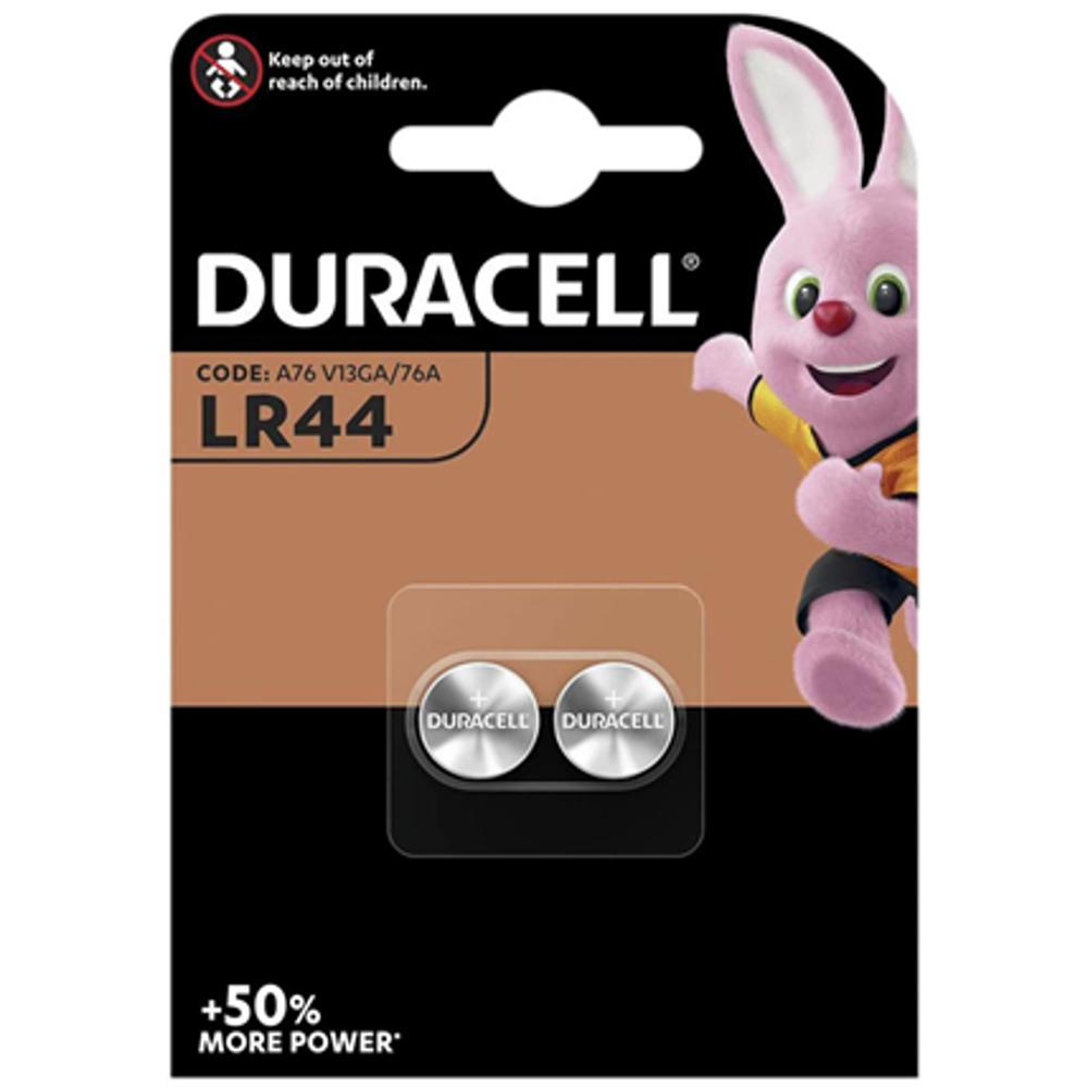 Knopfzelle alkalisch 2St. Blister Duracell AG13, LR44, LR1154, V13GA