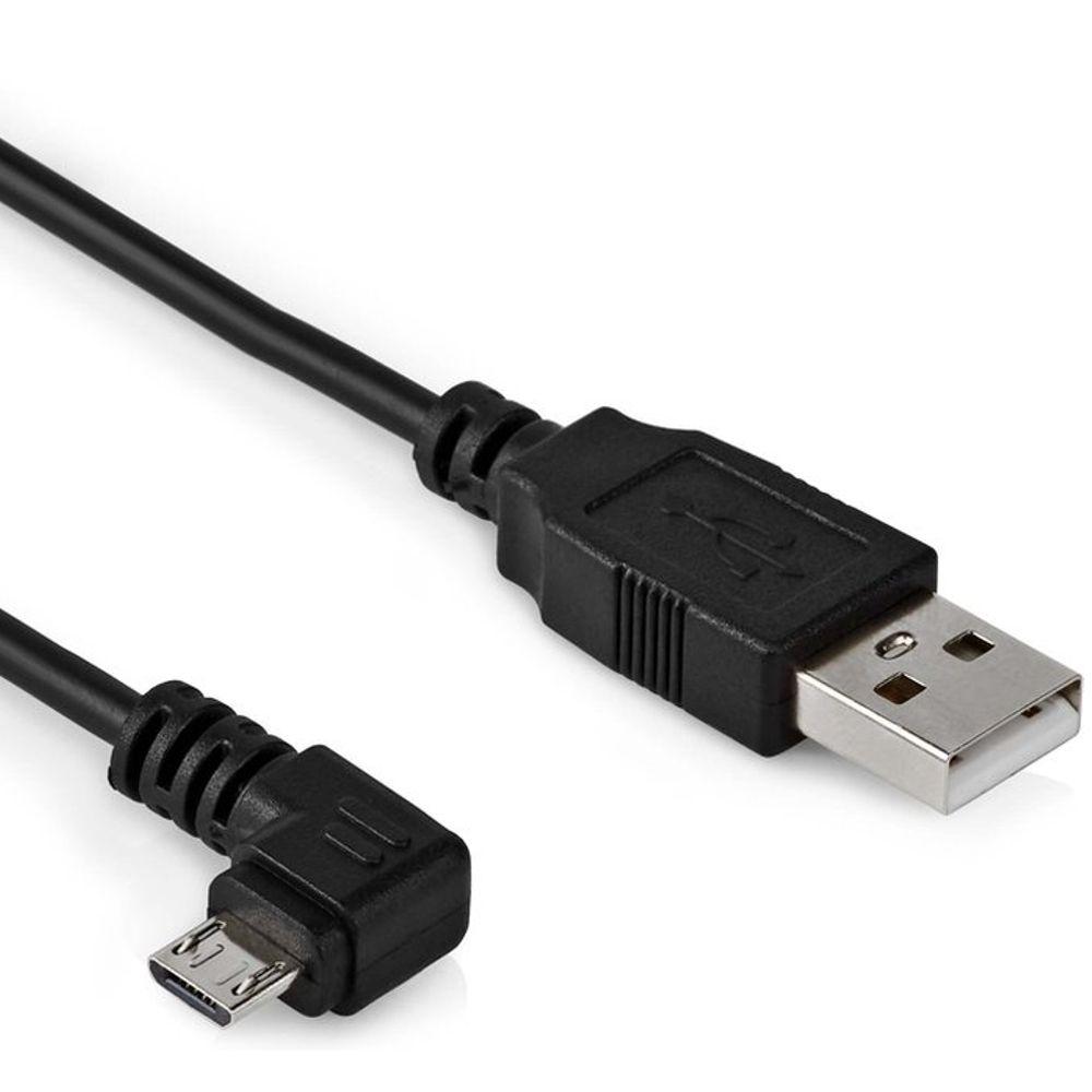 Navigatie USB Kabel Micro USB Gewinkelt - Goobay
