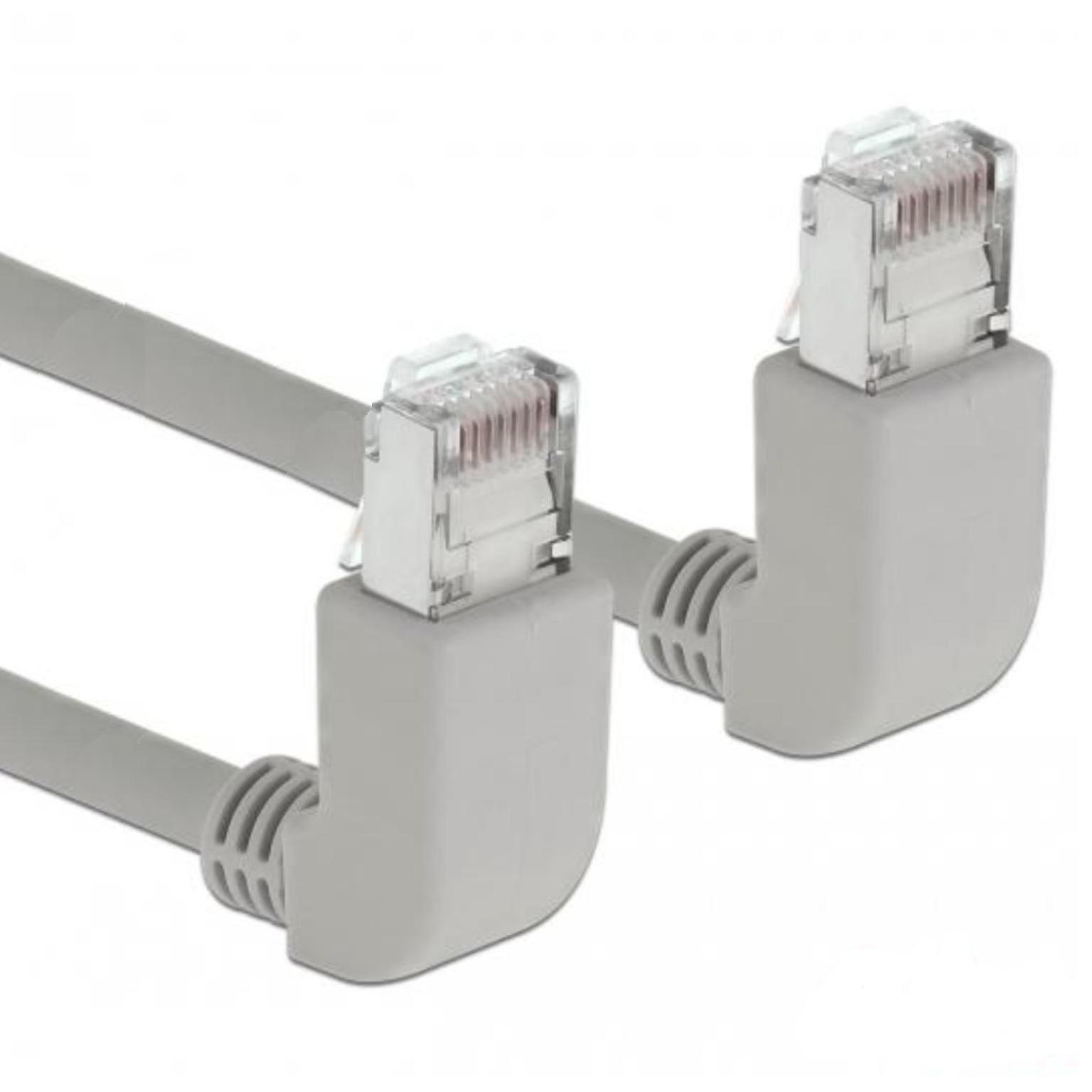 SF/UTP-Kabel Cat 5e gewinkelt - Delock