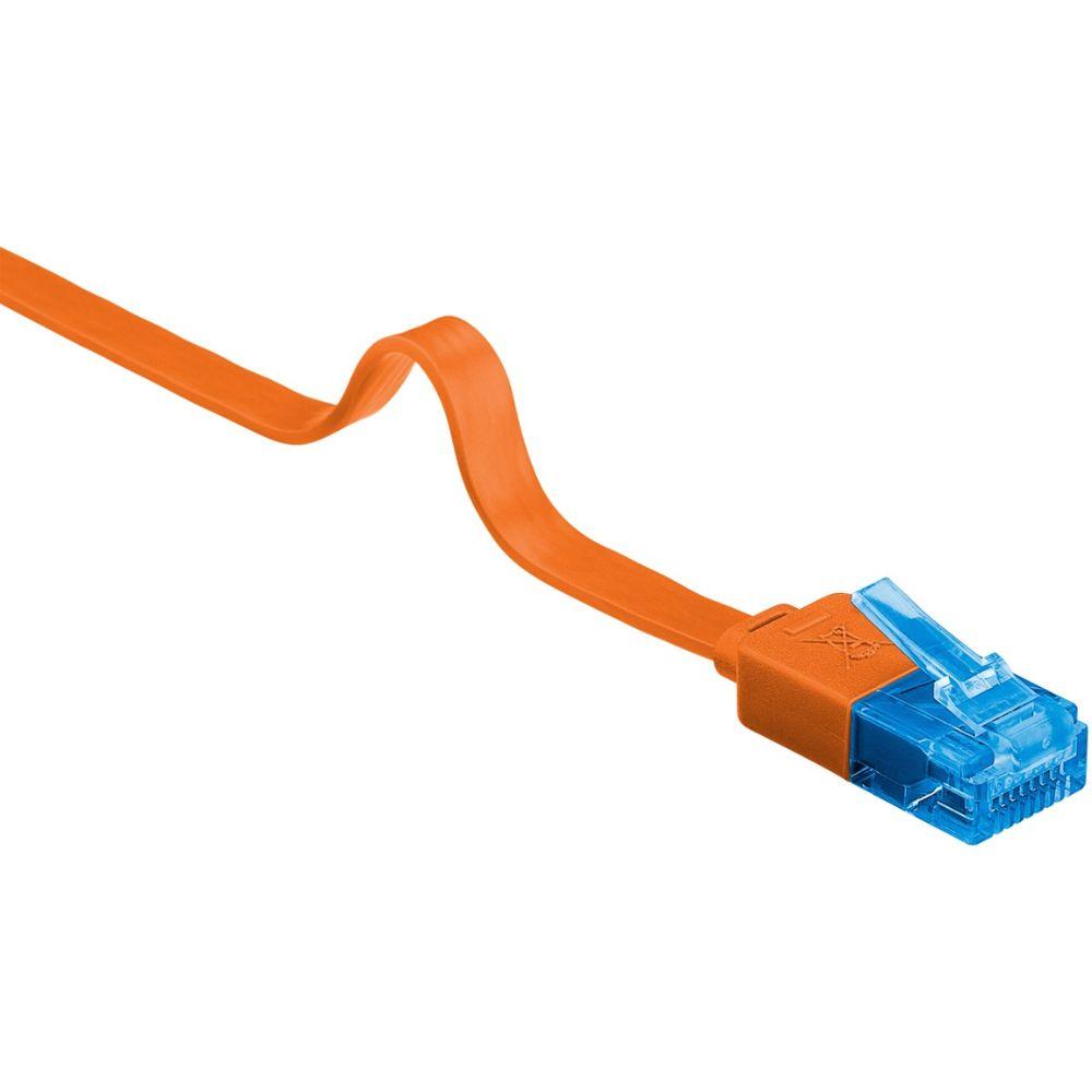 U/UTP LAN Kabel Cat 6a plat. - Goobay