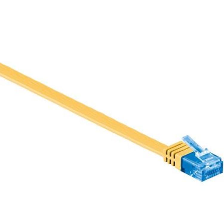 U-UTP LAN Kabel - 0,5 Meter - Gelb - Goobay