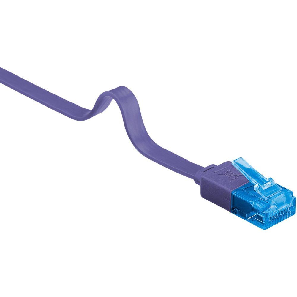 U/UTP LAN Kabel Cat 6a plat. - Goobay