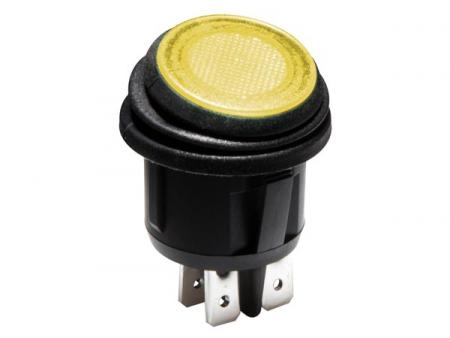 BELEUCHTETER WIPPSCHALTER ORANGE LED 12 V 2P DPST / ON OFF - HQ product