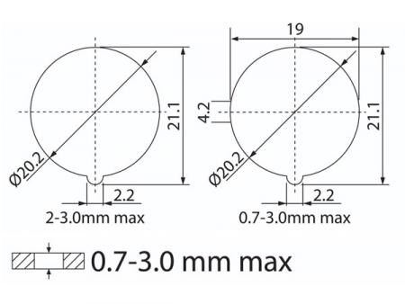 BELEUCHTETER WIPPSCHALTER ORANGE LED 12 V 2P DPST / ON OFF - HQ product