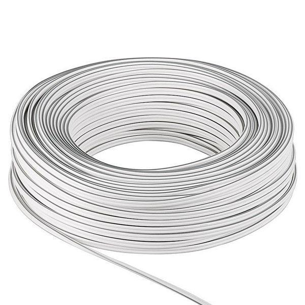 Loudspeaker cable white CCA 10 m roll, cable diameter 2 x 1,5 mm? - Goobay