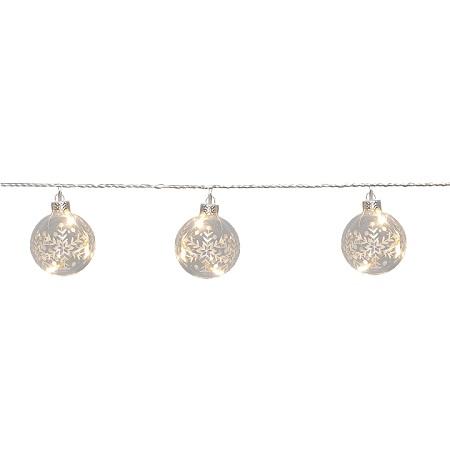 Lichterkette - LED-Weihnachtsbeleuchtung für den Innenbereich - 9 Lichter - 4,4 Meter - warmweiß