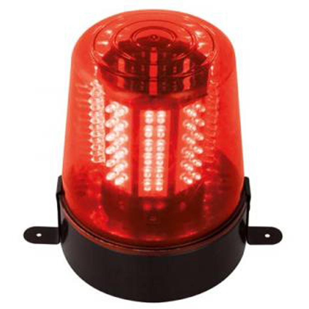 Blinklampe LED rot/weiß, mit Batterien