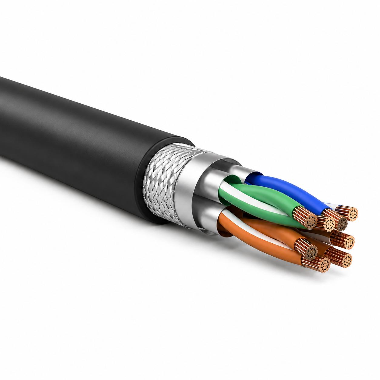 S/FTP Kabel Cat 7 - Allteq