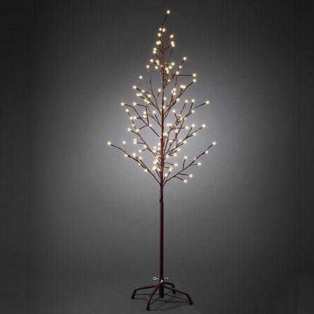 Weihnachtsbaum - LED-Weihnachtsbeleuchtung für innen und außen - 120 Lichter - 150 x 85 cm - warmweiß