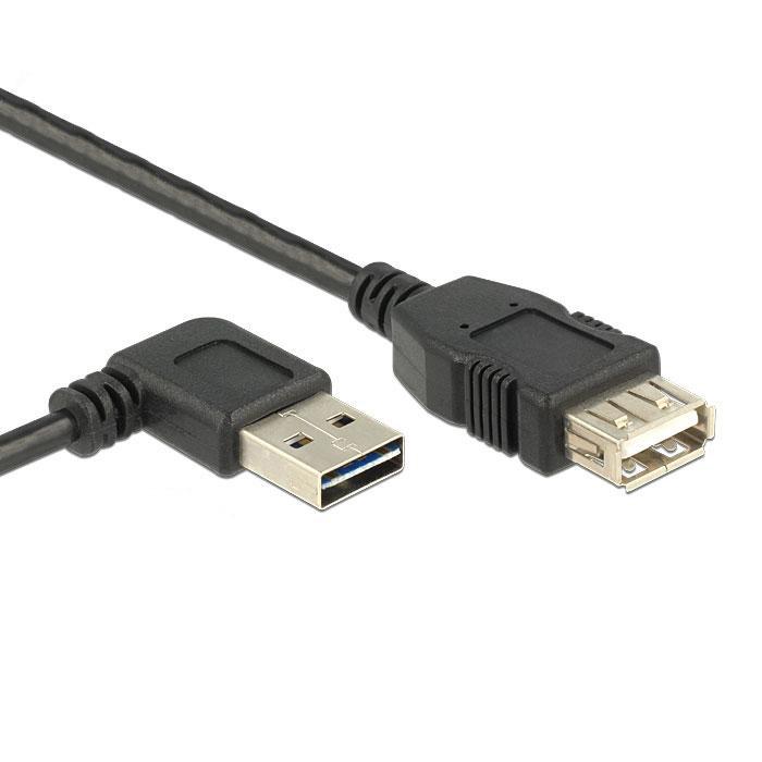 USB A auf USB A Gewinkelt USB 2.0 - Delock