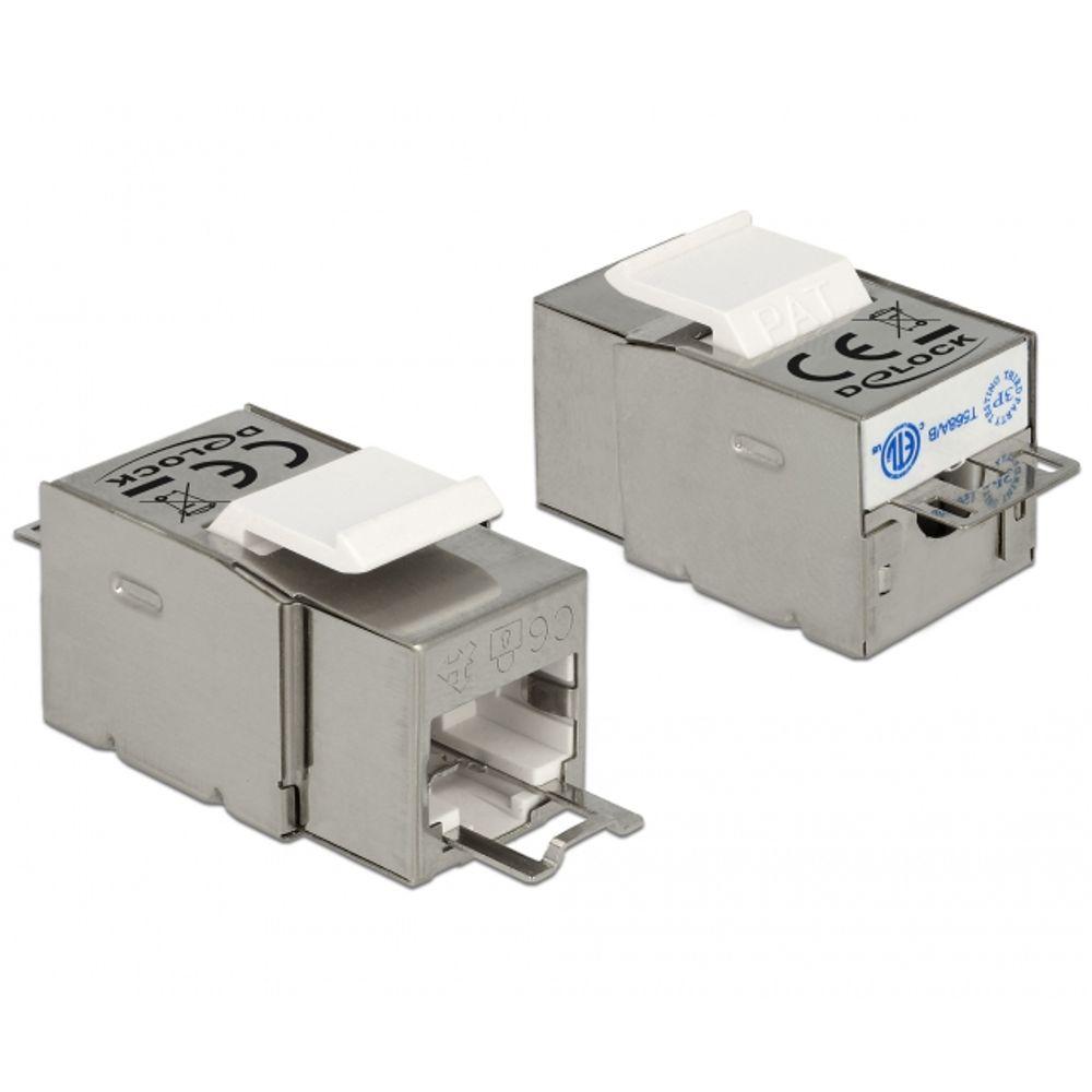 Keystone RJ45 Cat 6 mit Verriegelung - Delock