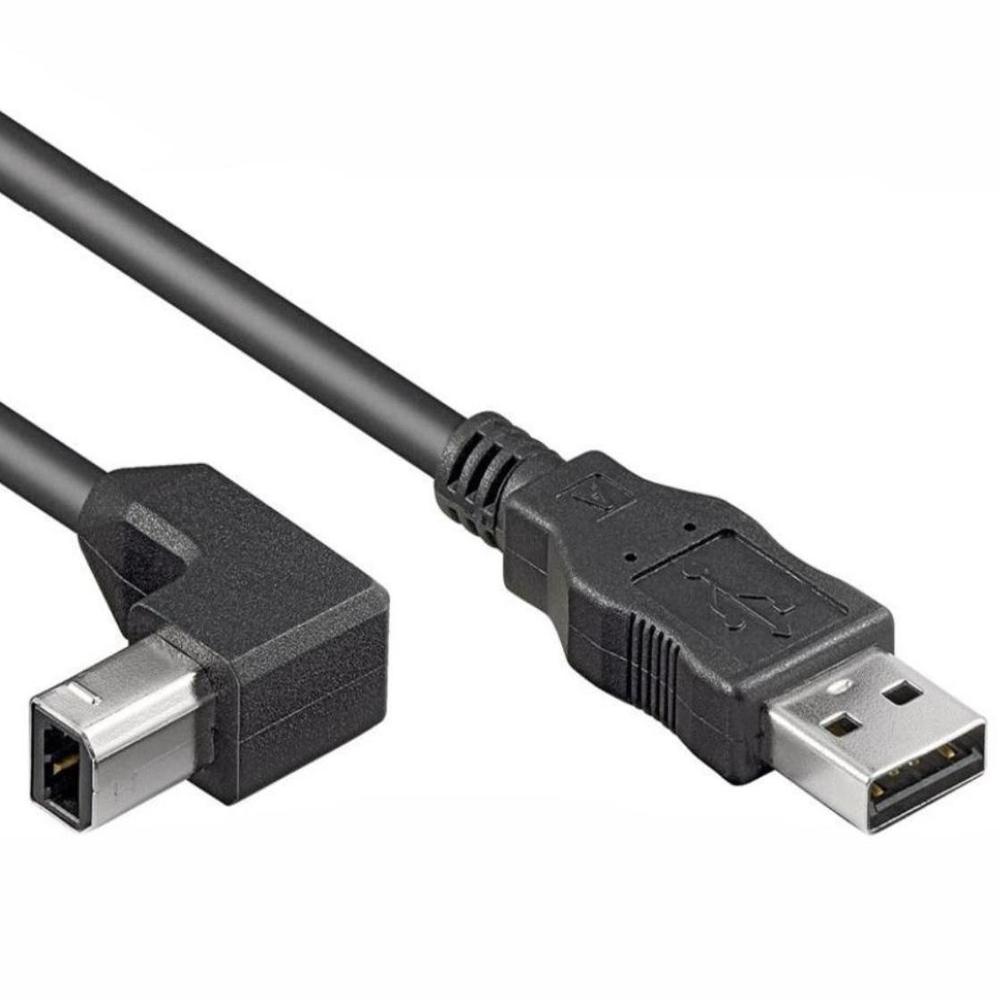 USB 2.0 A - B Kabel - Haaks - Goobay