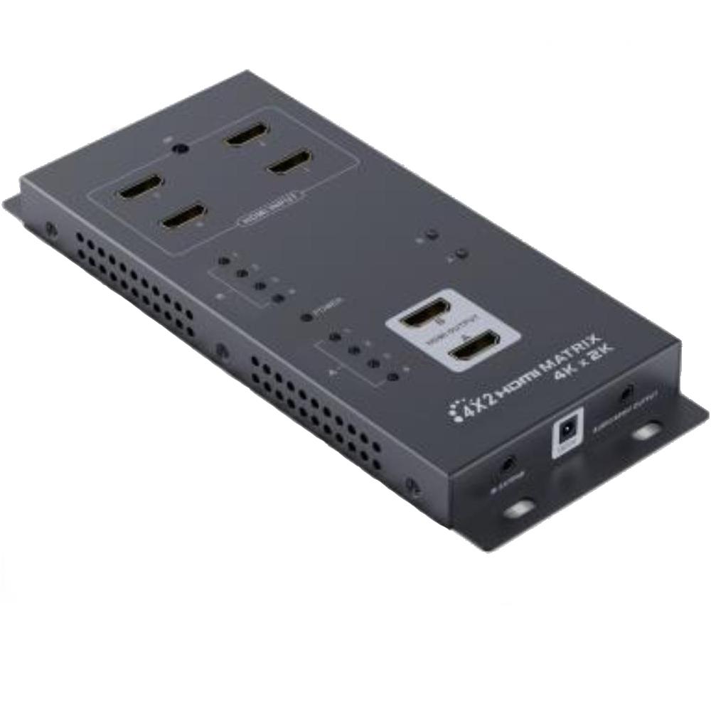 HDMI 1.4-Matrix-Schalter mit 4 bis 2 Anschlüssen