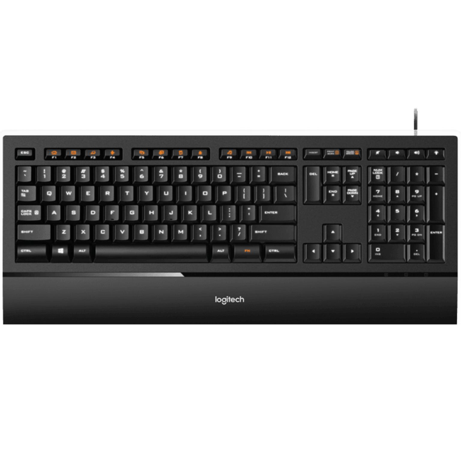 Kabelgebundene Tastatur - QWERTY - Logitech
