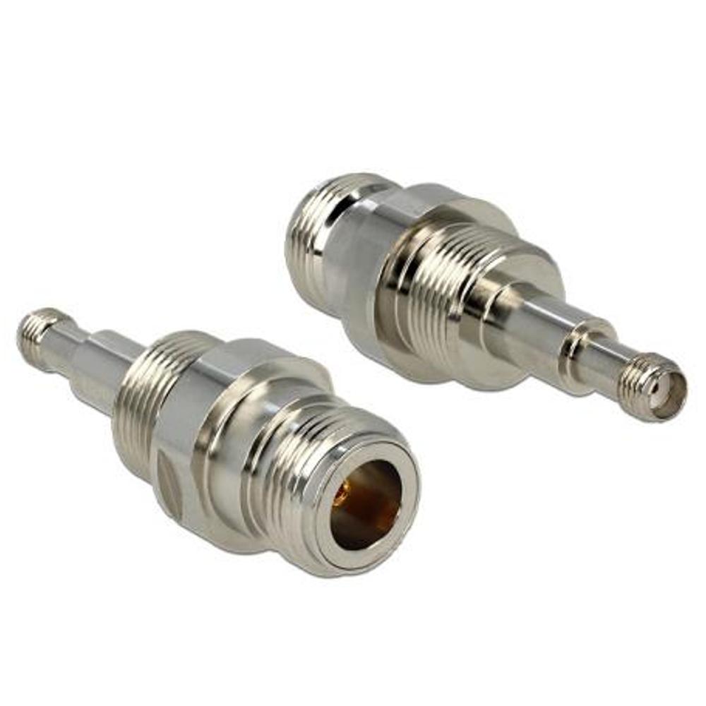 N-Buchse zu SMA-Buchse Bulkhead-Adapter 50 Ohm